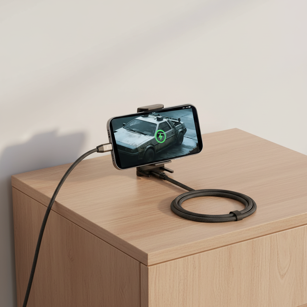 2-in-1 Cable Stand - Nightstand Entertainment