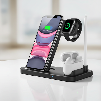 3-in-1 Wireless Charger - Detail Shot