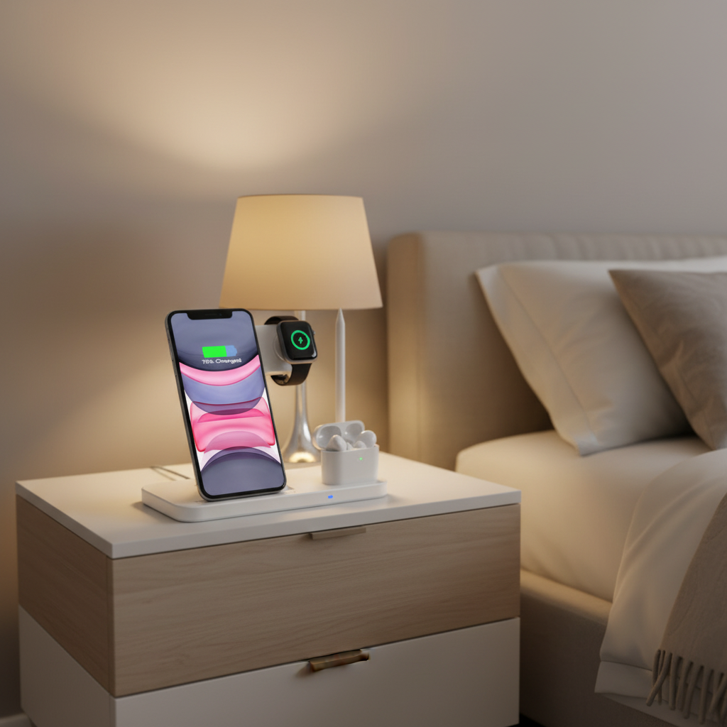 3-in-1 Wireless Charger - Nightstand