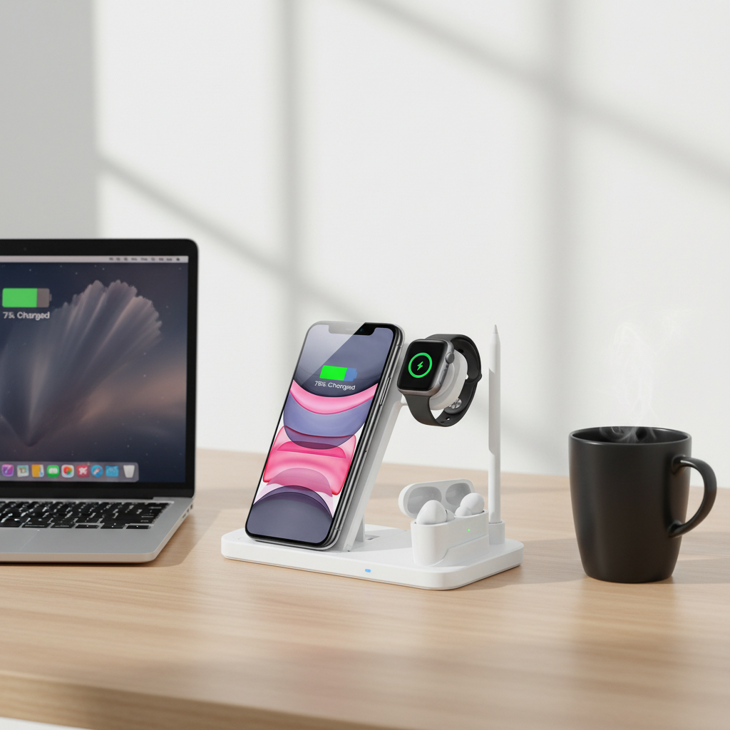 3-in-1 Wireless Charger - Workspace