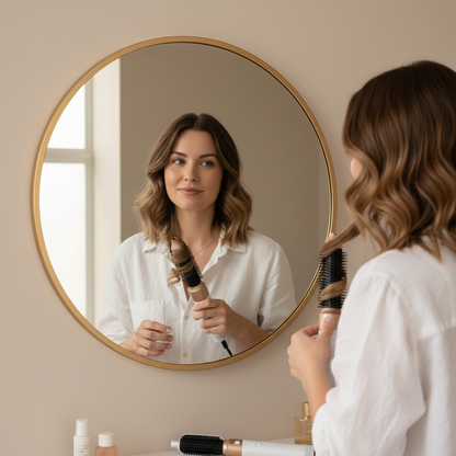 5-in-1 Hair Styler - Curling in Use