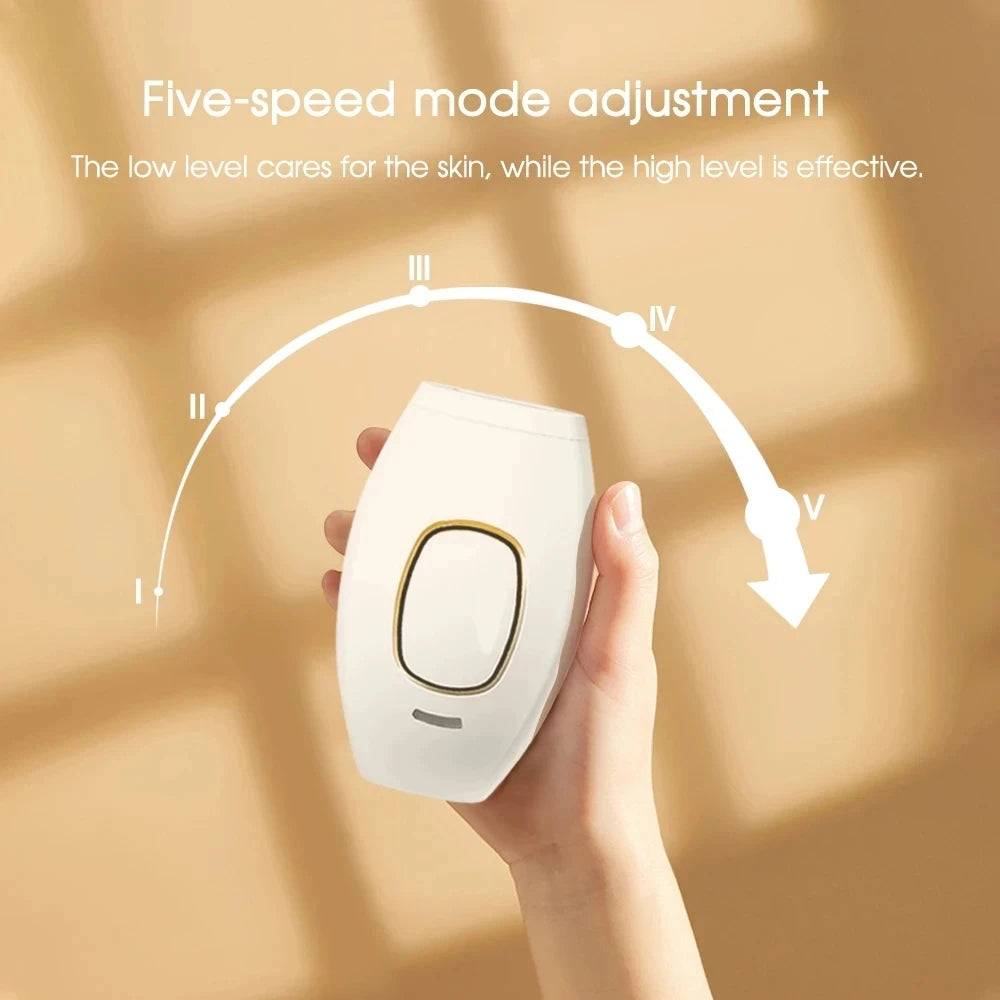IPL Hair Removal Handset — Painless At-Home Permanent Hair Reduction (Face, Body & Bikini)
