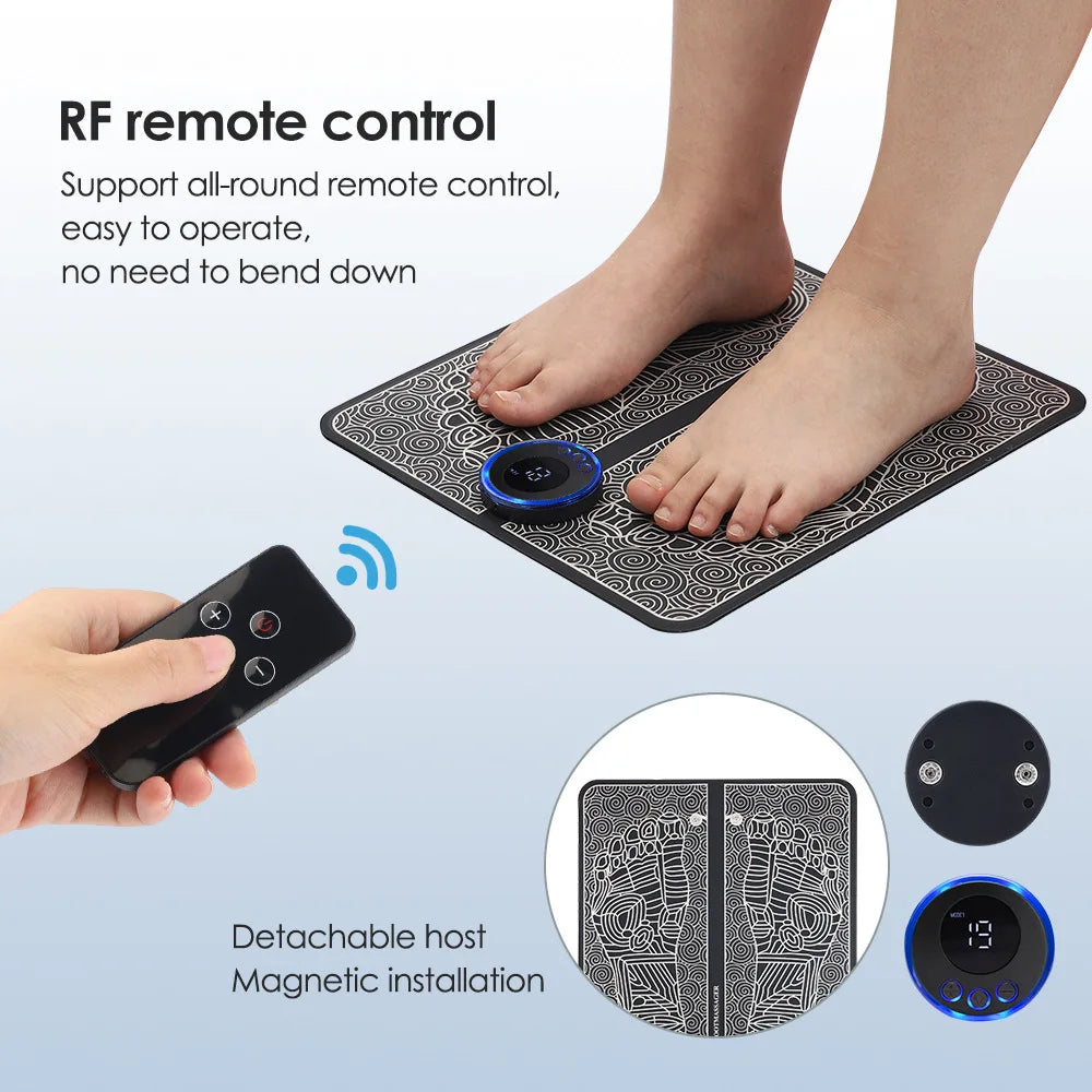 EMS Foot Massager Mat — Soothe Tired, Aching Feet & Relax Your Legs at Home