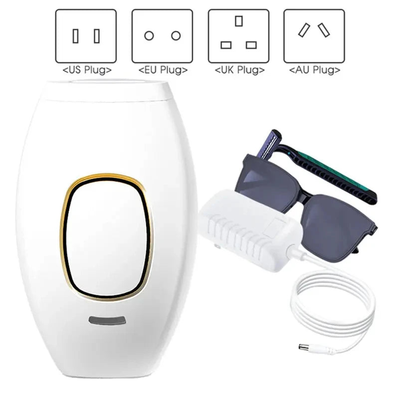 IPL Hair Removal Handset — Painless At-Home Permanent Hair Reduction (Face, Body & Bikini)