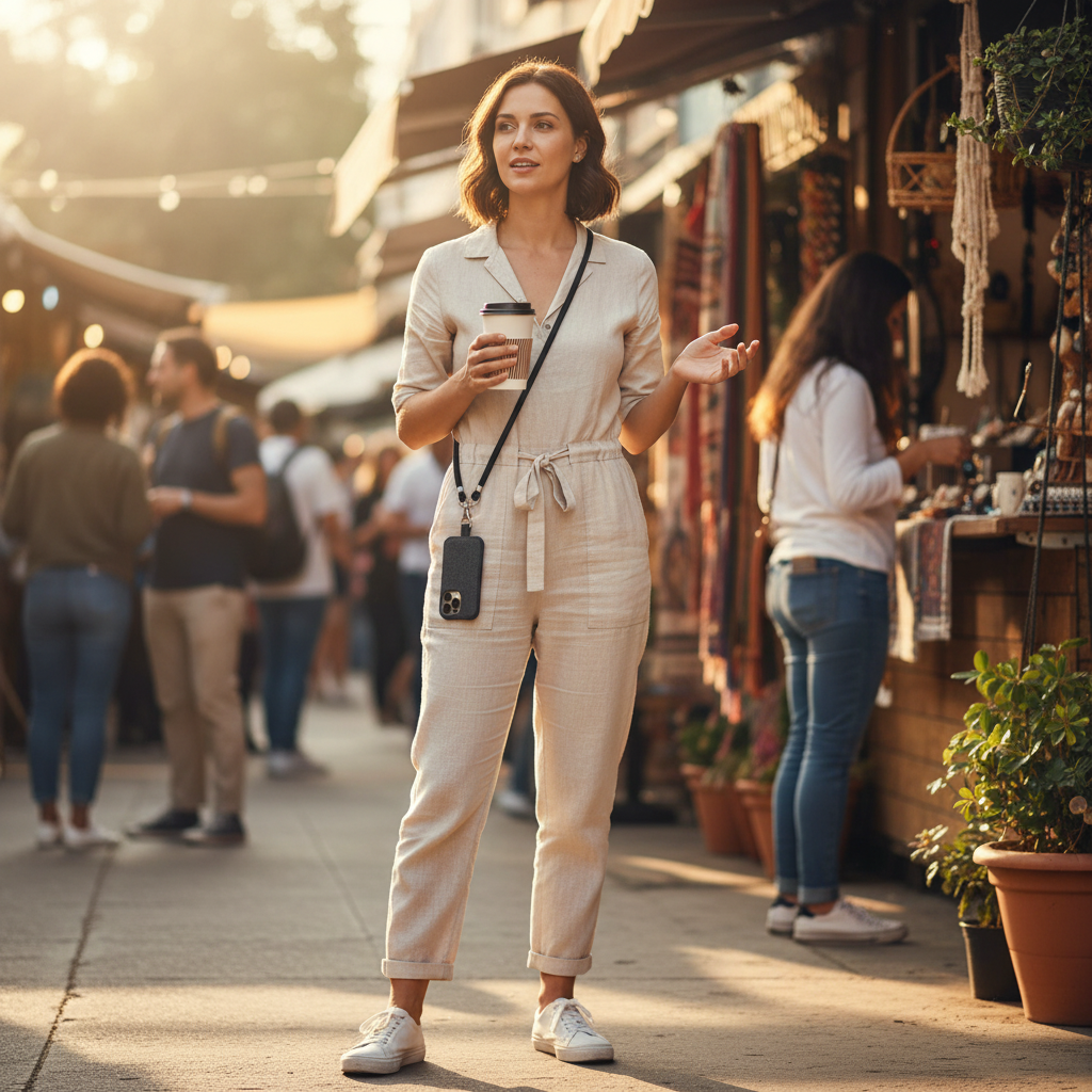 Crossbody Phone Lanyard - Active Lifestyle