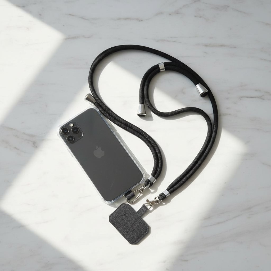 Crossbody Phone Lanyard - Dark Gray