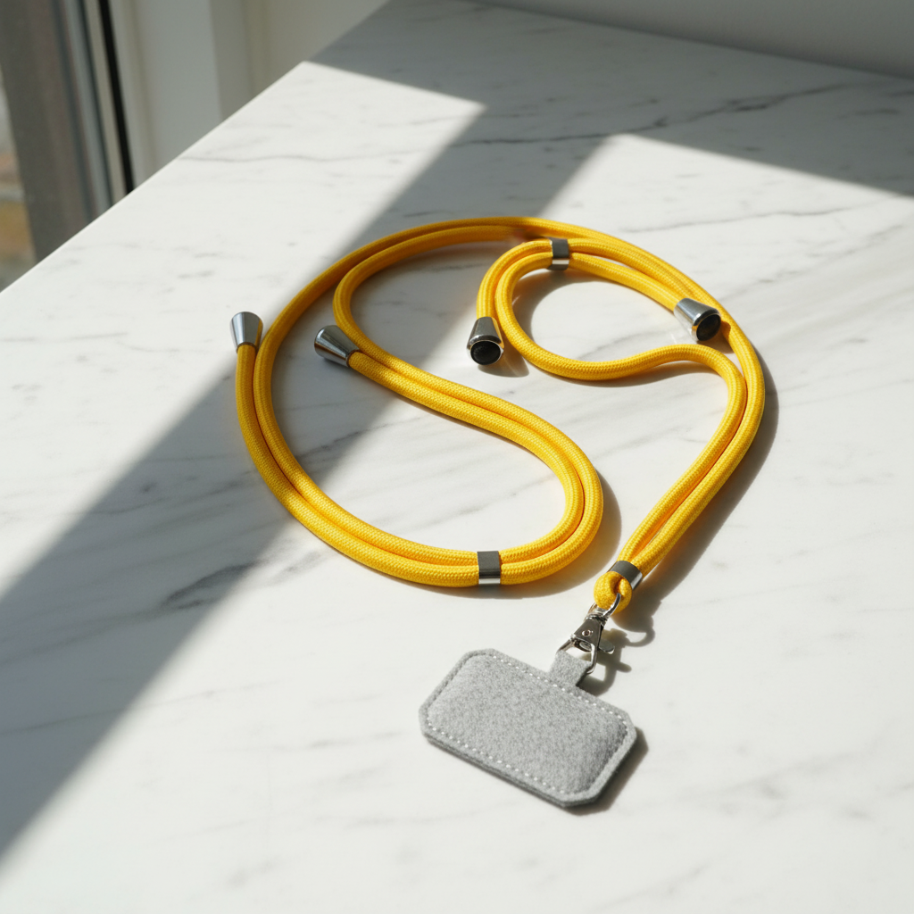 Crossbody Phone Lanyard - Yellow