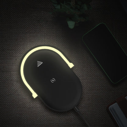 Foldable 3-in-1 Wireless Charger + Cozy Night Light