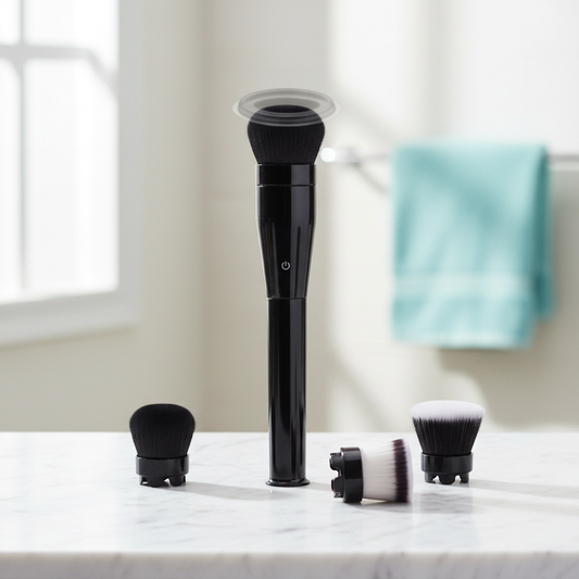 Electric brush en tocador de mármol