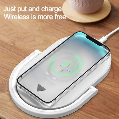 Foldable 3-in-1 Wireless Charger + Cozy Night Light