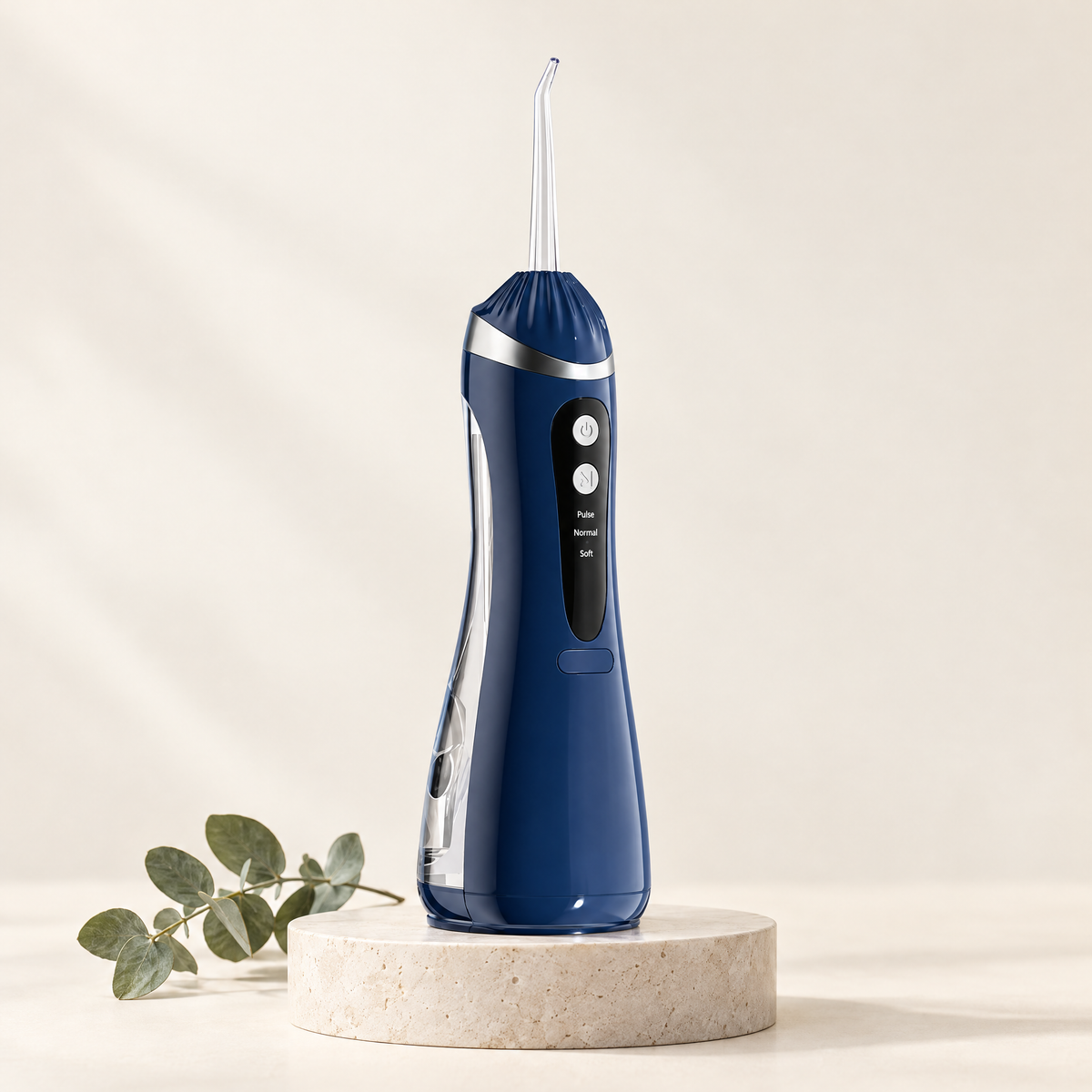 Blue portable water flosser