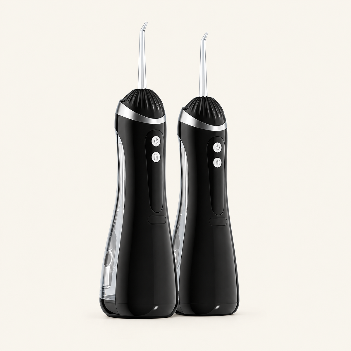 Two black water flossers — Bundle of 2