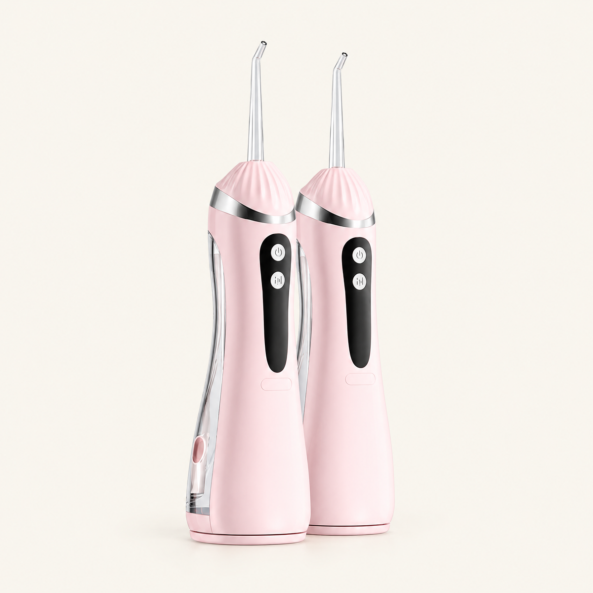 Two pink water flossers — Bundle of 2
