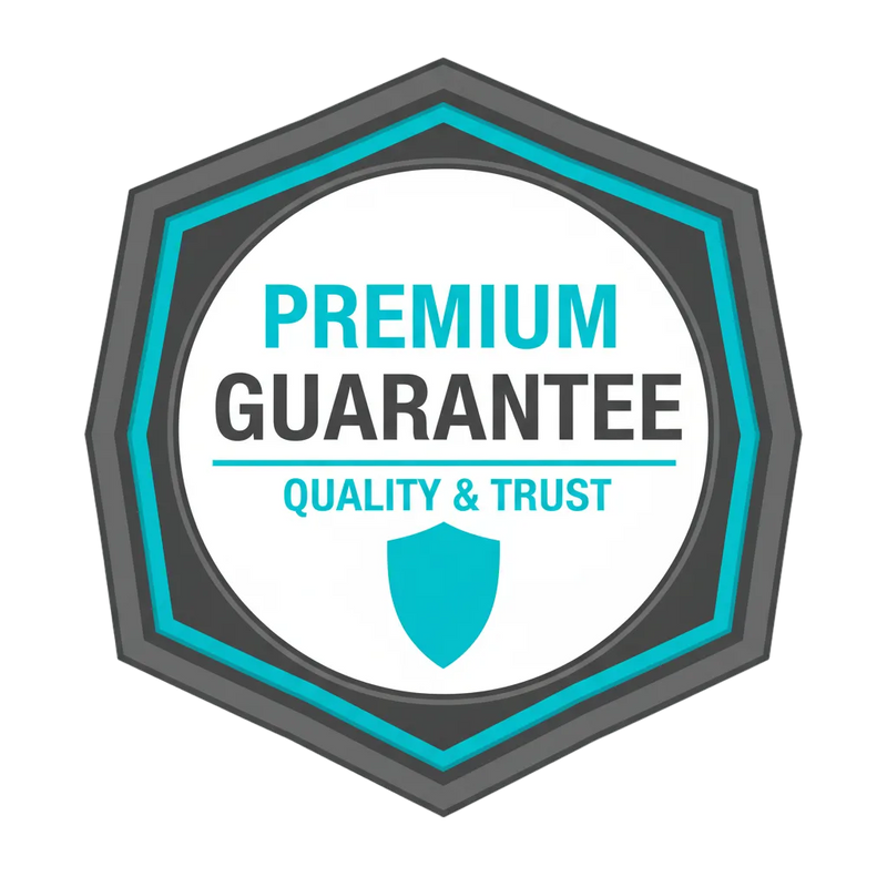 Large premium guarantee badge