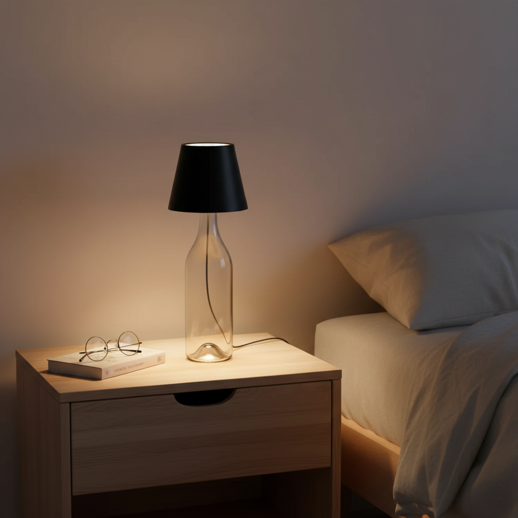 LED Bottle Lamp - Nightstand